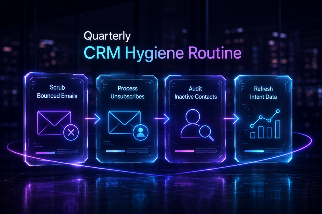 CRM data hygiene GDPR